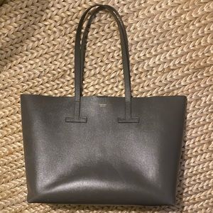 TOM FORD gun metal Tote Bag Large